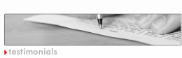 testimonials